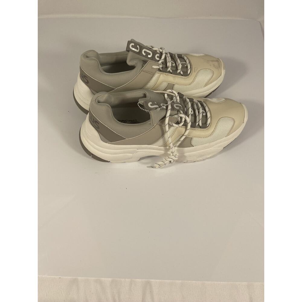 Circus by Sam Edelman Shoes Womens Size 9.5 Beige White Chunky Athletic Sneakers